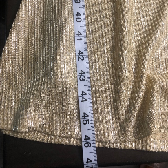 Calvin Klein woman dress gold gown - Picture 11 of 16